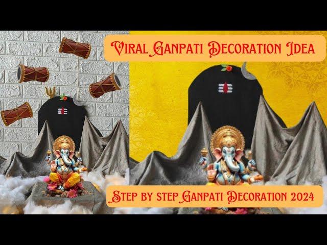 Top Ganpati Decoration Ideas 2024 / Creative & Easy Diy Decor For Ganesh Chaturthi  #ganpati #diy