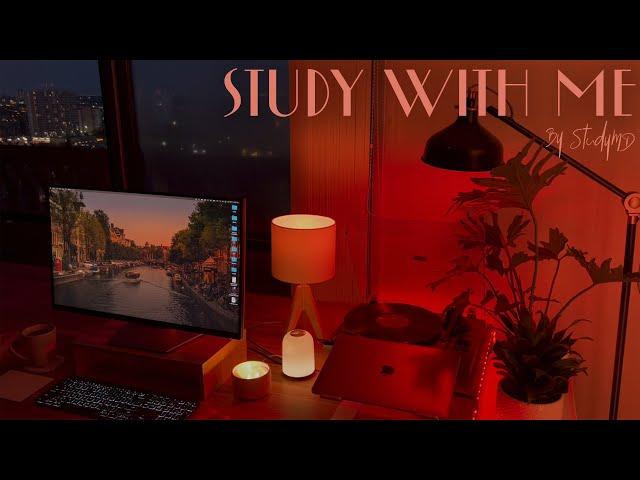 4-HOUR STUDY WITH ME  / Relaxing Piano/ Pomodoro 45