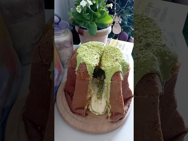 Yummy Green Pandoro  #easyrecipes #desserts #yummyfood