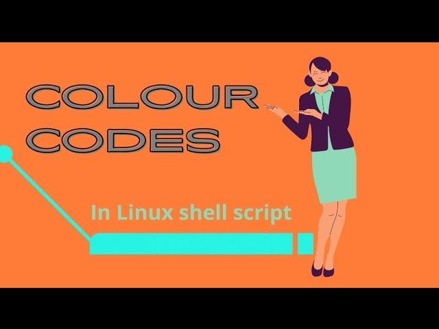 Color codes in shell script
