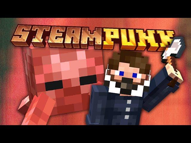 SteamPunk Minecraft Modpack EP1 Adventure Awaits