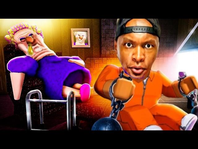 BOK ESCAPES ROBLOX GRUMPY GRAN (OBBY)