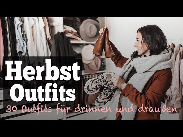 30 fall outfits for indoors and outdoors - combine many outfits with only small changes