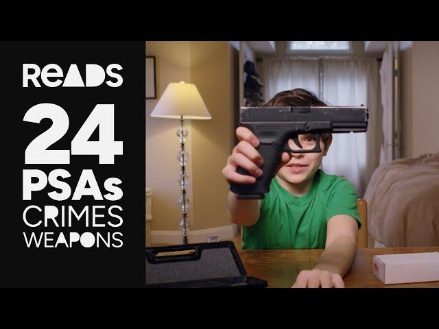 24 PSAs/PIFs about Crime and Weapons