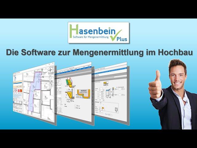 HasenbeinPlus - Die Software zur Mengenermittlung (Massenermittlung) im Hochbau