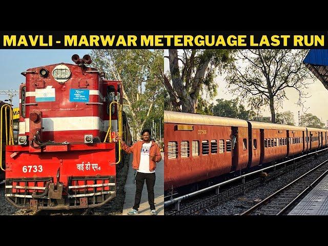 Mavli - Marwar Meter Guage Train Journey *Akhri safar isme*