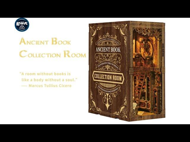 Ancient Book Collection Room DIY Book Nook Kit