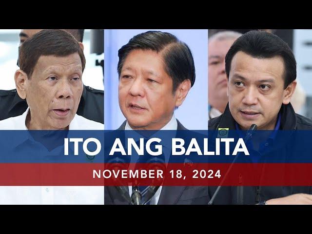 UNTV: Ito Ang Balita | November 18, 2024