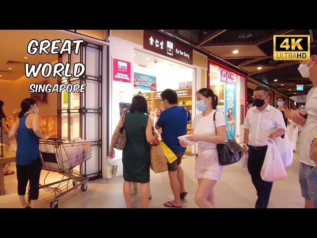 Great World City Mall | Singapore ASMR Holiday Travel Tour | Jun 2022 [4K]