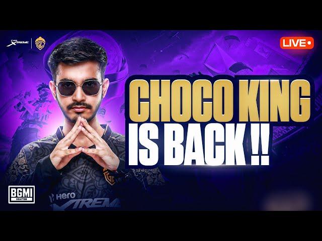 CHOCO KING IS BACK!! | BGMI SCRIMS AND CLASSIC LIVE | GODL ADMINO |