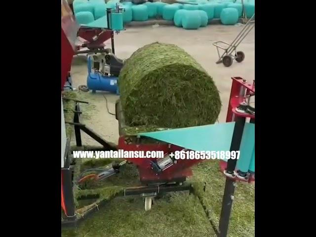 Automatic corn silage packing machine /silage baler machine for sale