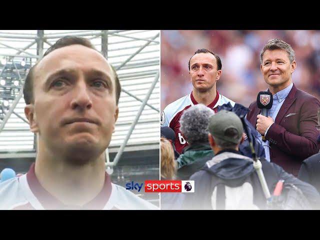 Emotional Mark Noble gives farewell speech to West Ham fans 