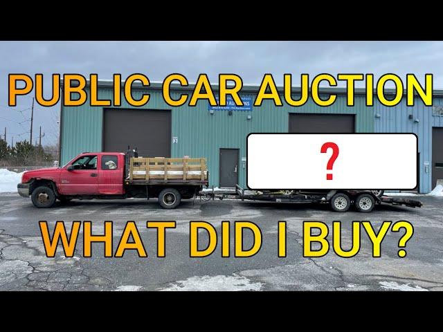 Public Car Auction! So Many Deals... What Did I Buy??