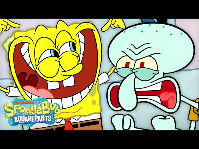 60 Minutes of Squidward Being SO Over It  | SpongeBob