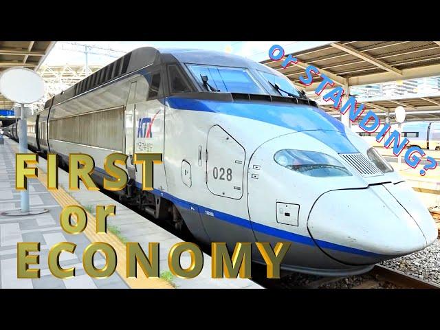[KTX & ITX] Trying Economy & First Class | Korea's Bullet Train [KORAIL]