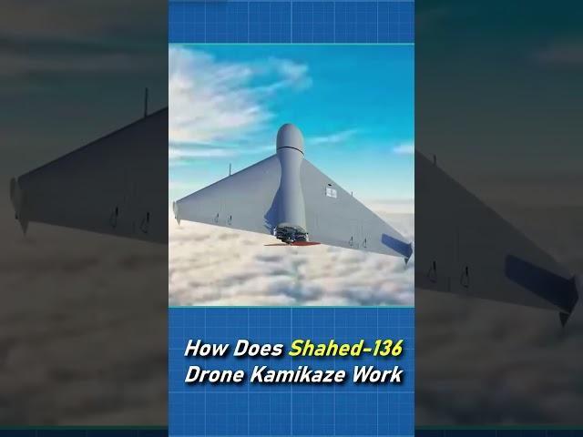 How Does Shahed-136 Drone Kamikaze Work #shorts