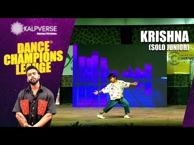 KRISHNA  I SOLO JUNIOR I DANCE CHAMPIONS LEAUGE I GRAND FINALE I DCL I INDORE