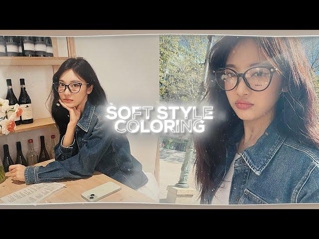 soft style coloring ; after effects tutorial