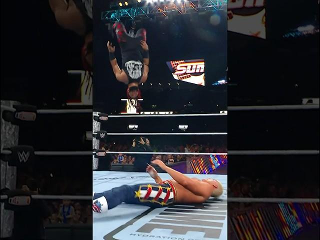 Jacob Fatu absolutely DESTROYED Cody Rhodes at #SummerSlam 