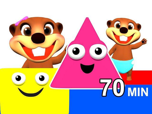"Toddler Toons" Collection | Teach Shapes, ABC Alphabet Songs, Learn Numbers & Nursery Rhymes