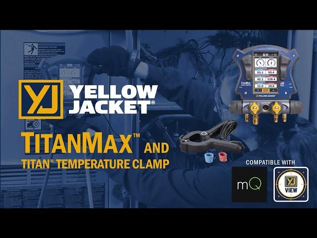 Take a look at the Yellow Jacket TITANMAX Digital Manifold in use!