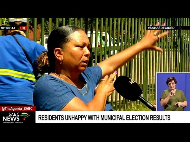 LGE 2021 I Residents of Eersterust in Tshwane unhappy with DA win