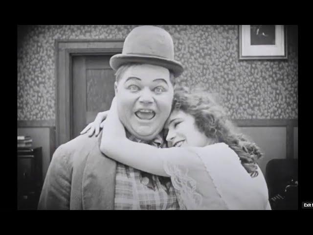 GOOD NIGHT NURSE, 1918, Comic Master Roscoe "Fatty" Arbuckle in one of his funniest. w/Buster Keaton