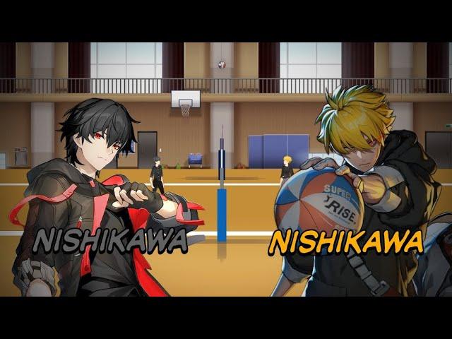 Old Nishikawa Dark Thunder VS Nishikawa High School - The Spike Volleyball Cross