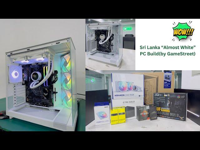 Sri Lanka "Almost White"  AMD AM4  / DDR4  RGB PC Build (Assembled by and at Game Street Sri Lanka)