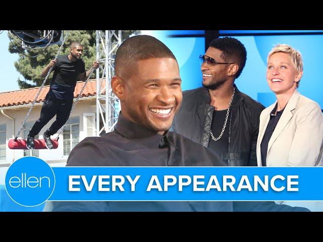 Every Time Usher Appeared on the ‘Ellen’ Show