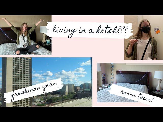 NORTHEASTERN UNIVERSITY ROOM TOUR - NUin BOSTON HOTEL!!