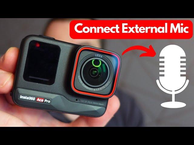 How to CONNECT any MICROPHONE to Insta360 ACE | ACE PRO