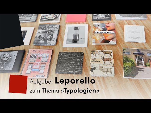 Aufgabe: Leporello zum Thema »Typologien«