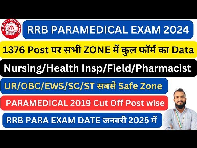 RRB PARAMEDICAL EXAM DATE | RRB PARAMEDICAL VACANCY | RRB NURSING SUPARITENDENT | RRB PHARMACIST |