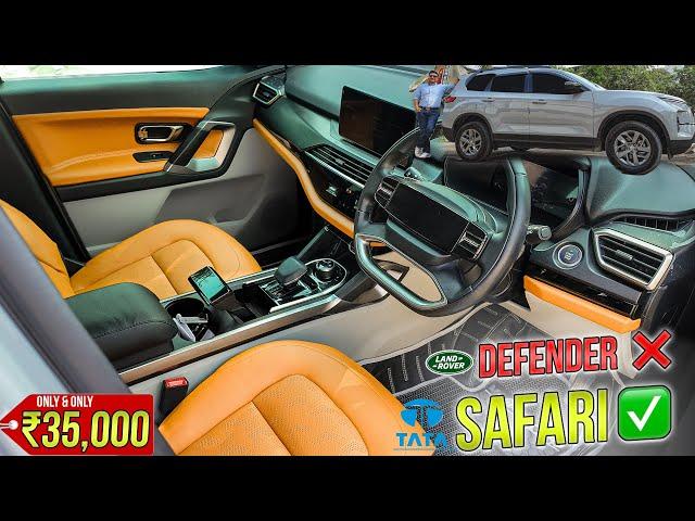 INDIA'S BEST BMW INTERIOR IN TATA SAFARI in just ₹35,000/-  | GLORY WINE INTERIOR | 7977662321