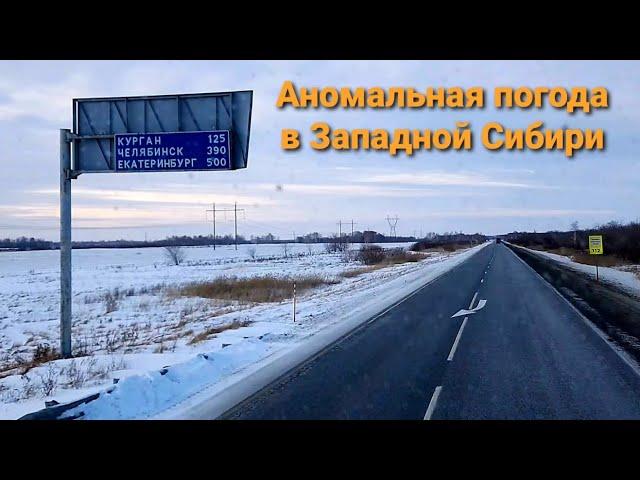 по Западной Сибири до Кургана | Оттепель в декабре