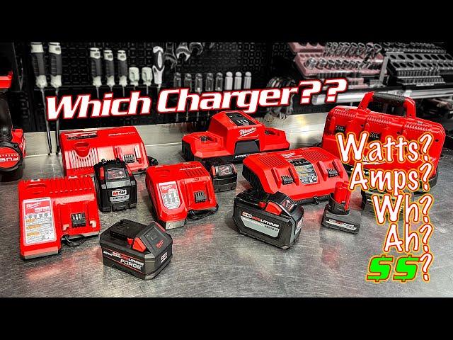 Does It REALLY Matter? Milwaukee Battery Chargers - Which do you need?