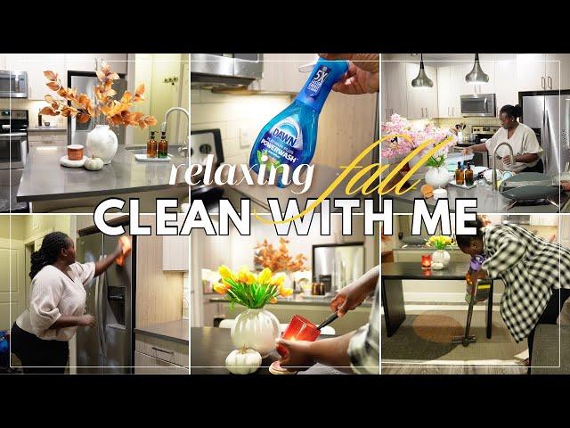 CLEANING MOTIVATION | Relaxing Fall Clean With Me, Minimal Fall Decor, Faith Matini