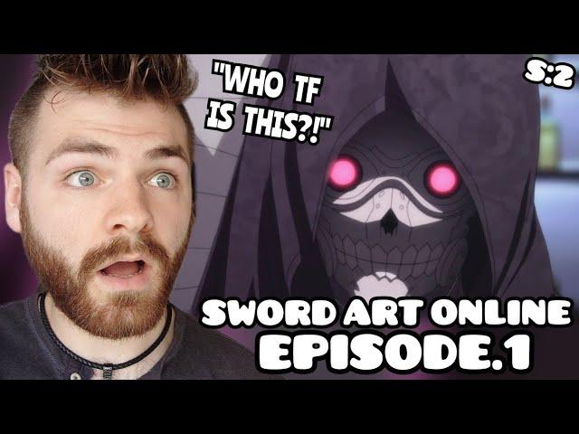 GUN GAME??!! | Sword Art Online | Episode 1 | SEASON 2 | New Anime Fan | REACTION!