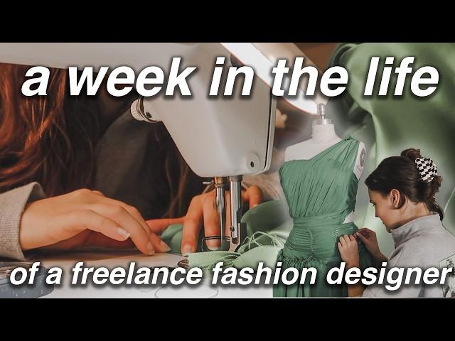 a week in the life of a freelance fashion designer (part two) | STUDIO VLOG 91