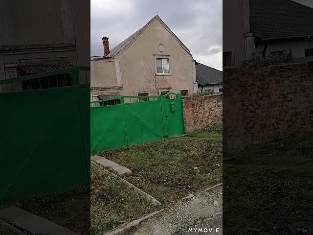 Комната с окном и зелёные ворота