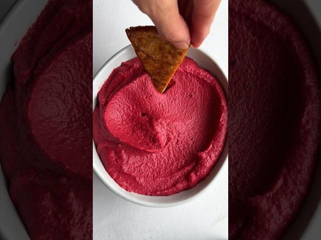 ARE YOU EATING BEETS? Why you should be! Make this high protein beet hummus now HEALTHY, vegan yum