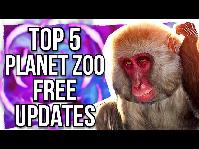 Top 5 FREE UPDATES in Planet Zoo!!!