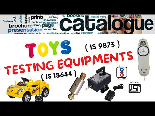 Toys testing equipments |  8700247513 | BIS Consultant 2.0