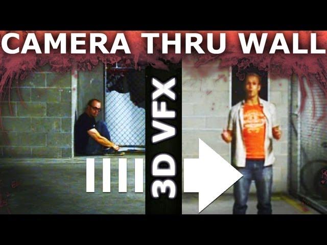 Camera Through Wall or Floor - Adobe After Effects 3D Projection VFX Tutorial