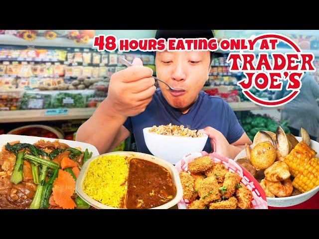 48 Hours Eating ONLY Trader Joe's Food | BEST Trader Joe's Noodles EVER?!