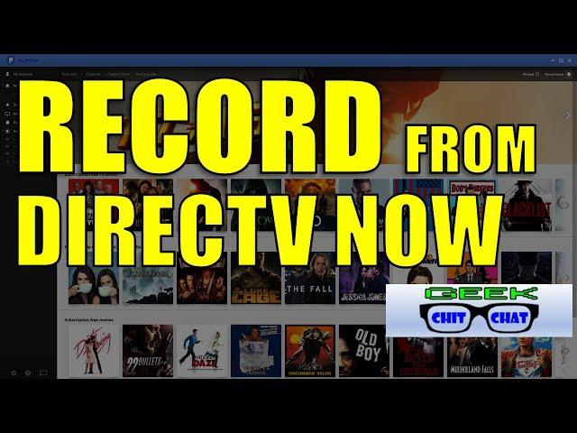 Record from DIRECTV NOW with Playon - DIRECTV NOW DVR