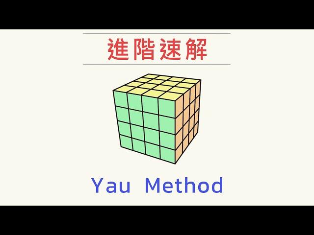 4x4魔術方塊進階速解 - Yau Method | 四階降階法速解教學