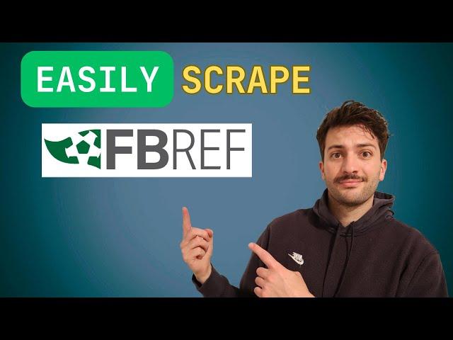 The Super Easy Way to Scrape FBREF for Free Soccer Data