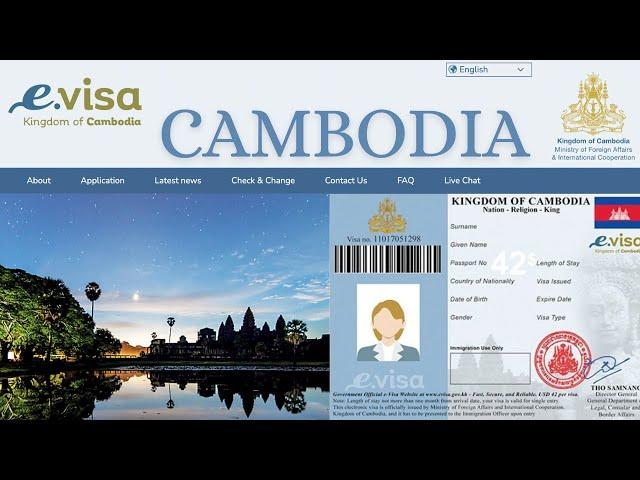 How to Apply for eVisa to Cambodia Tutorial